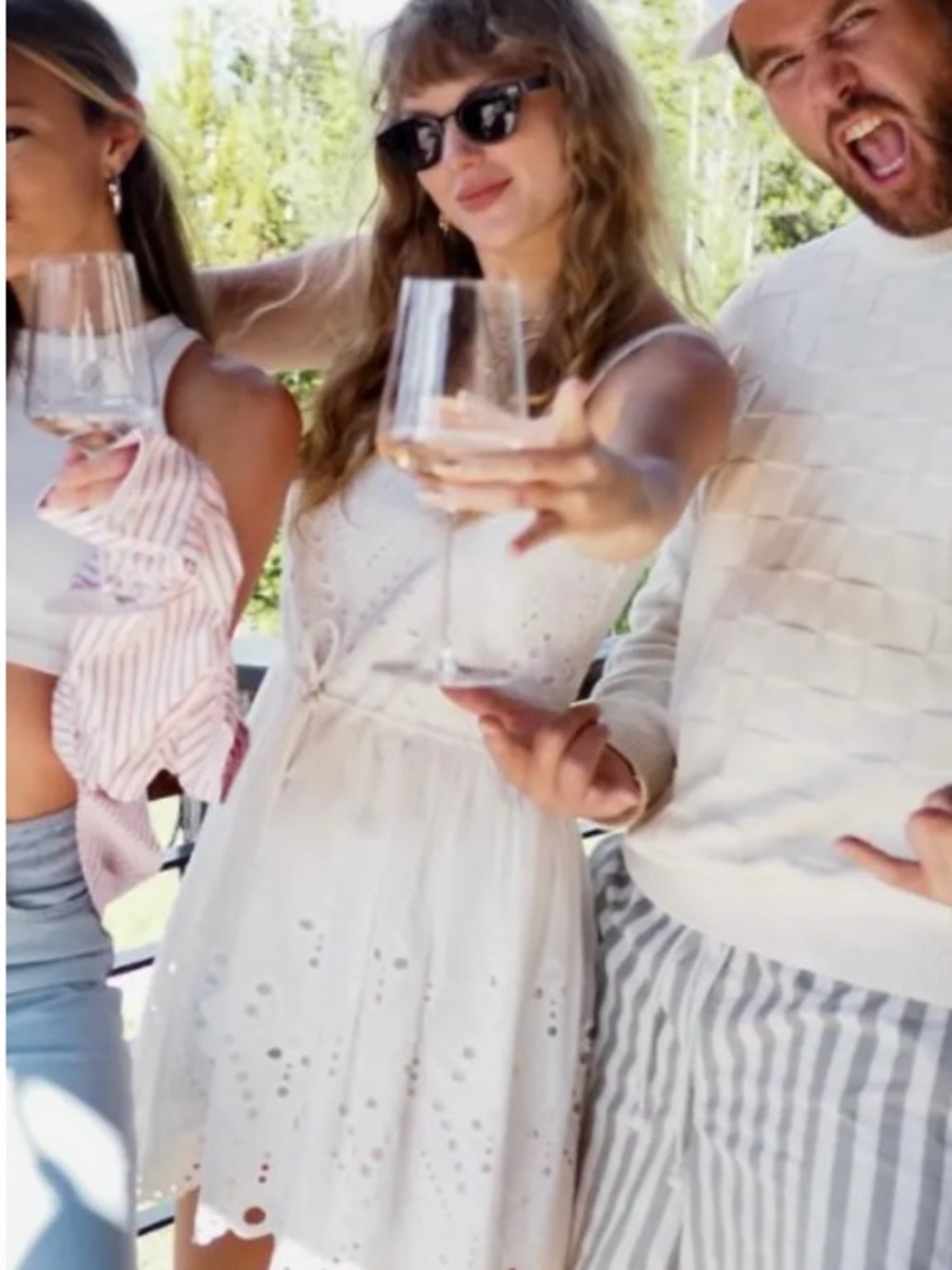 HUNTER BELL Cosette White Eyelet Dress
